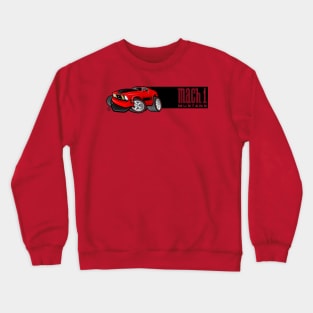 Mach 1 Red with Black Stripe Crewneck Sweatshirt